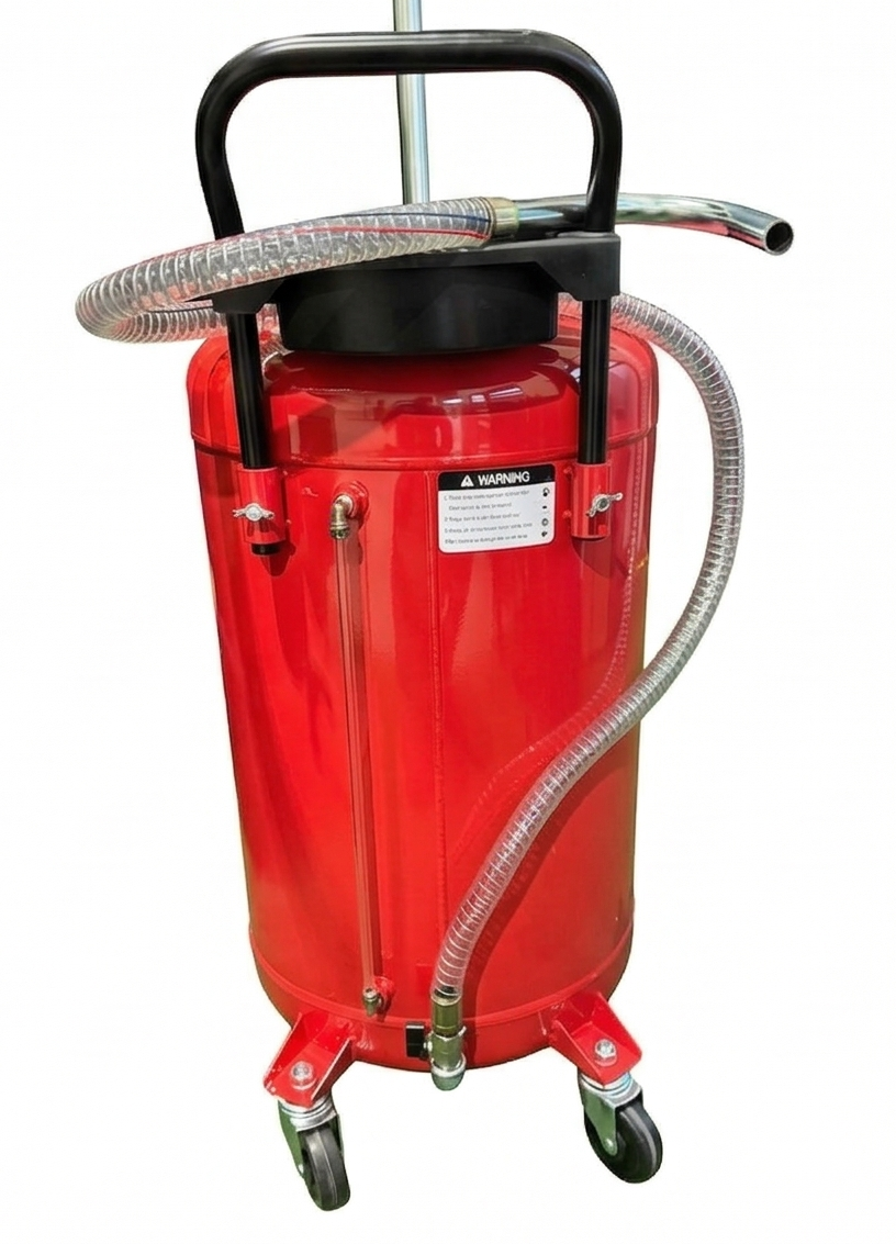Waste Oil Drainer - Model: DP70 Red