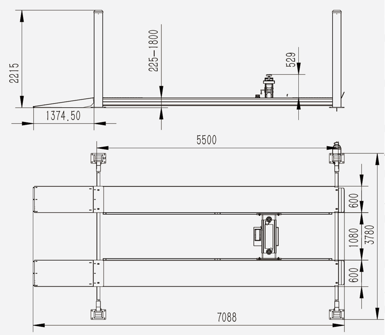 Model: L460A - 6 Ton hoist